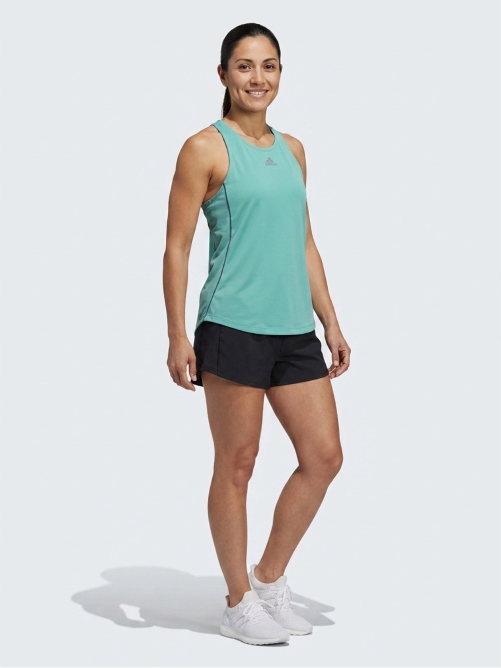adidas Teal Performance Racerback Tank